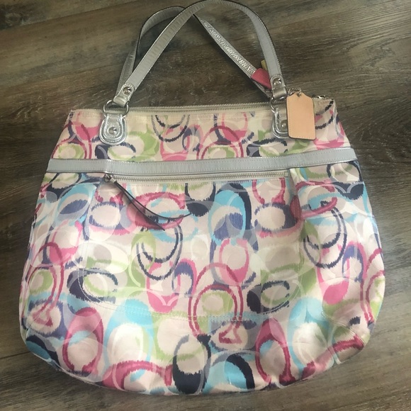 Colorful Coach Purse - Picture 1 of 4